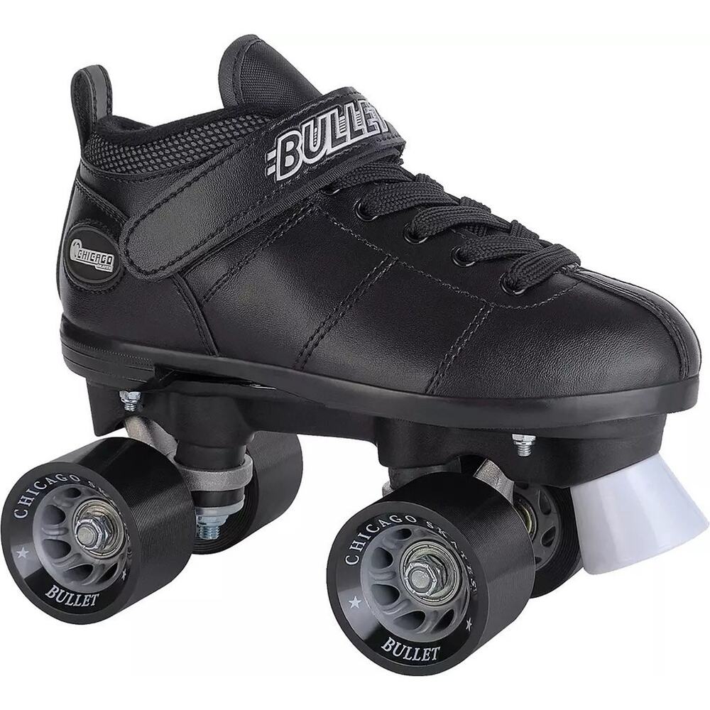 Chicago Skates Bullet Roller Skates Youth Boys Sz 2 Women’s 4 Quad Speed Skates